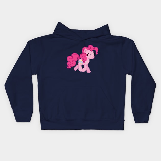 Pinkie 8-bits Kids Hoodie by pixelshop